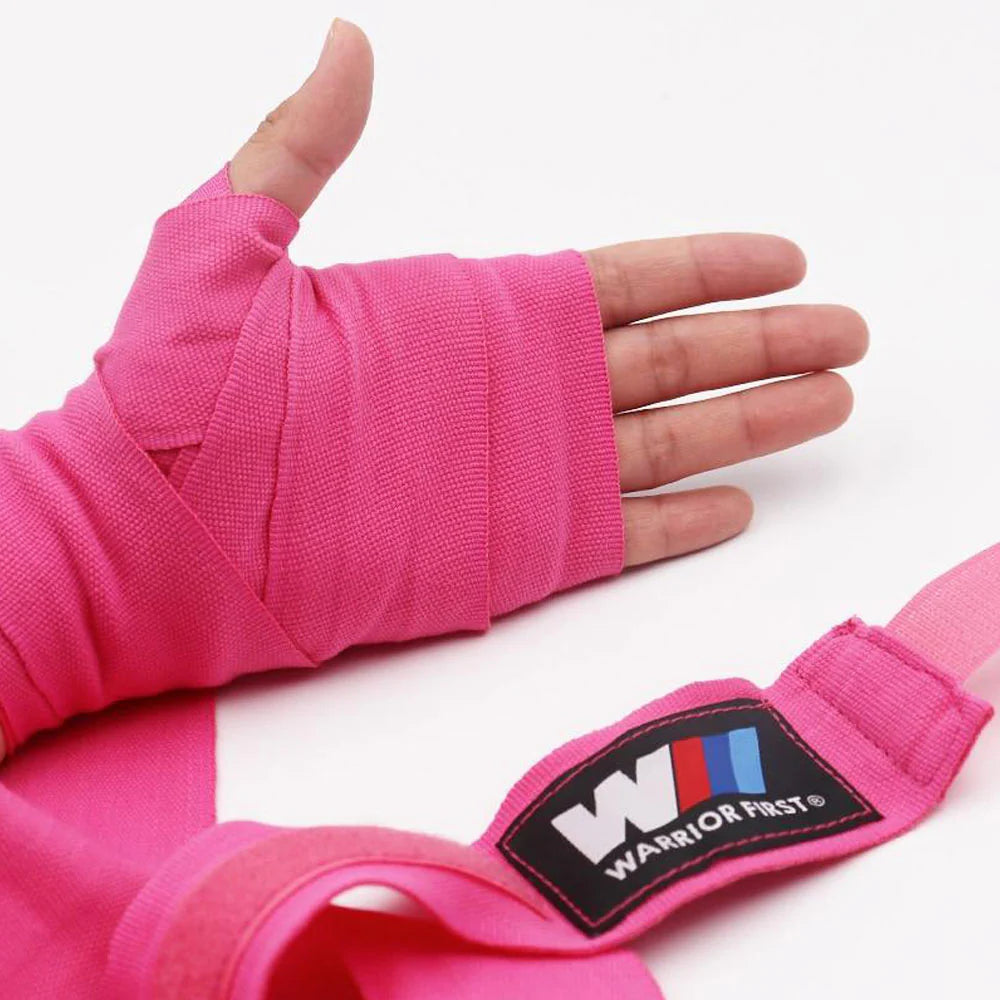 Solid Color Hand Wraps for Boxing, Kickboxing, Muay Thai and MMA - Warrior First 001